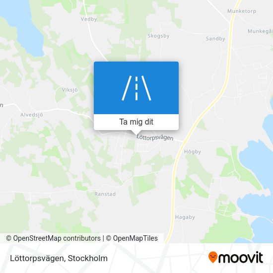 Löttorpsvägen karta