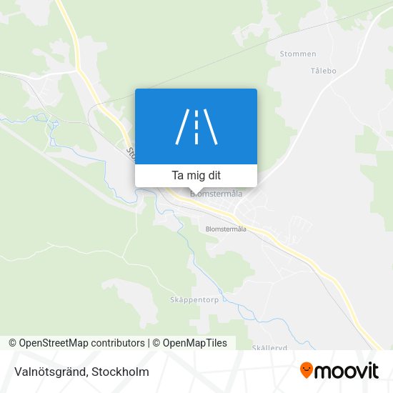 Valnötsgränd karta