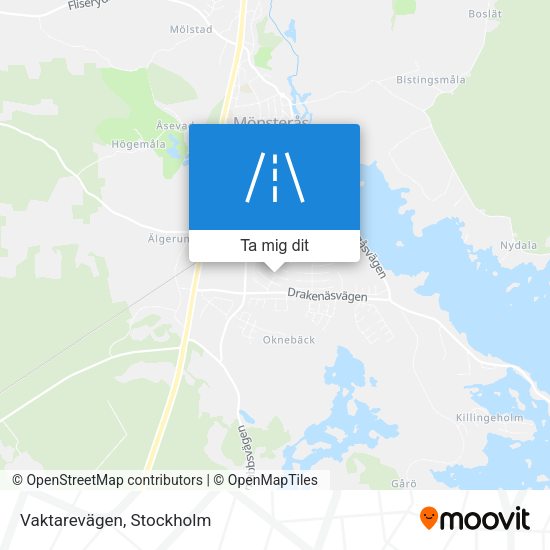 Vaktarevägen karta