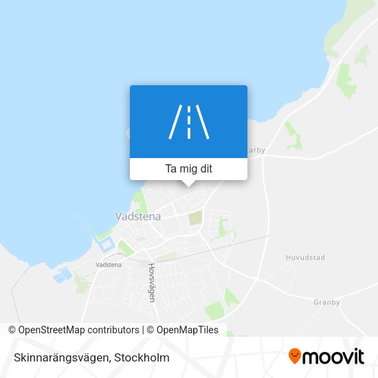 Skinnarängsvägen karta