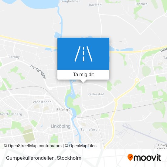 Gumpekullarondellen karta