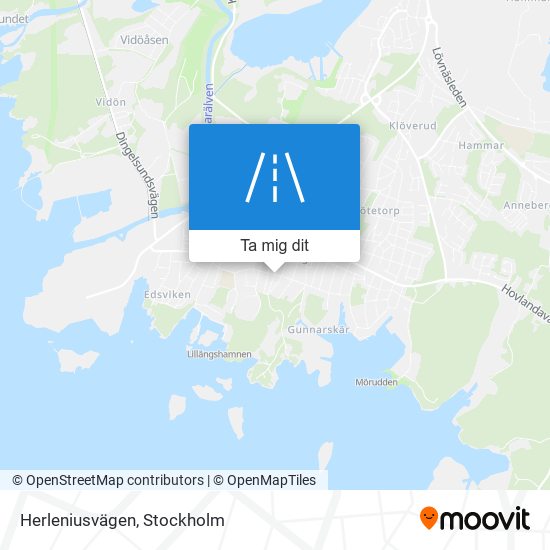 Herleniusvägen karta