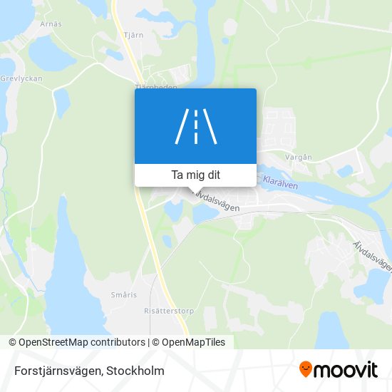 Forstjärnsvägen karta