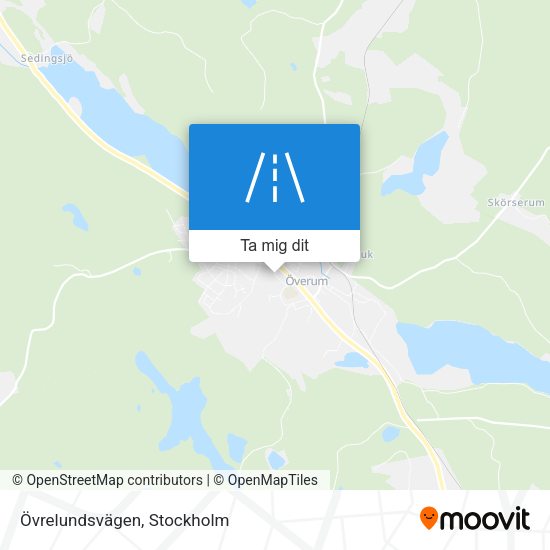 Övrelundsvägen karta