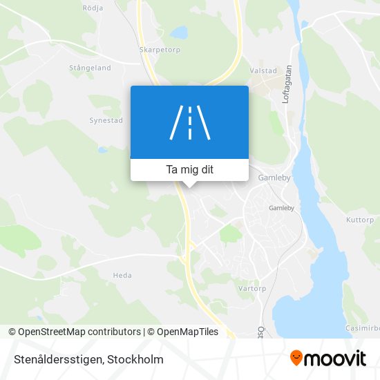 Stenåldersstigen karta