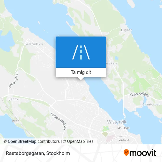 Rastaborgsgatan karta
