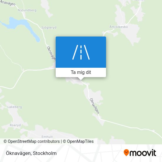 Öknavägen karta