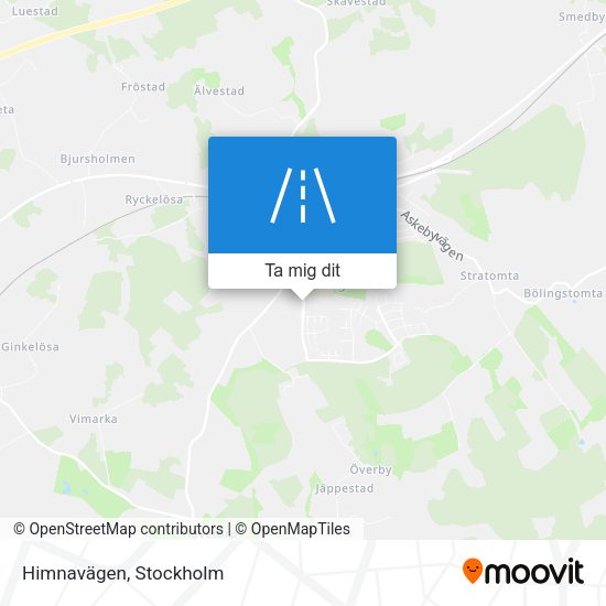 Himnavägen karta