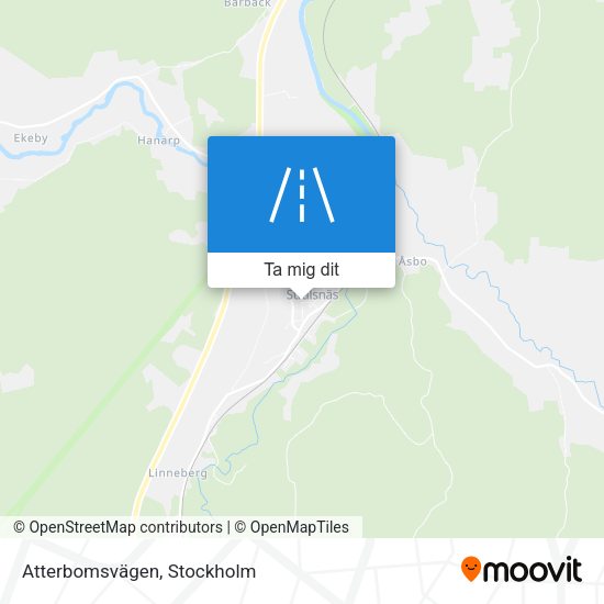 Atterbomsvägen karta