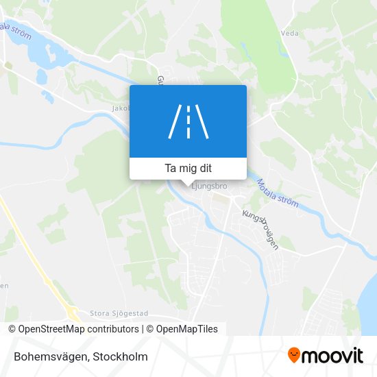 Bohemsvägen karta