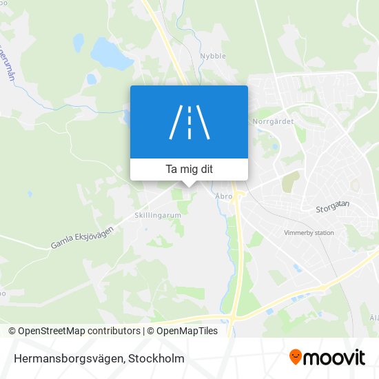 Hermansborgsvägen karta