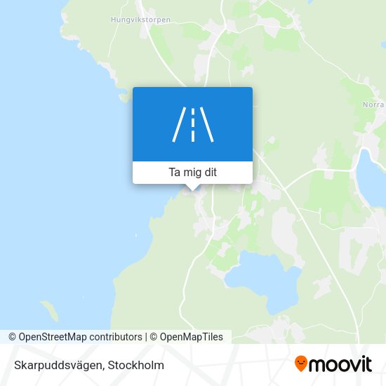 Skarpuddsvägen karta