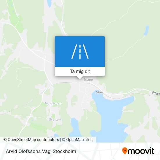 Arvid Olofssons Väg karta