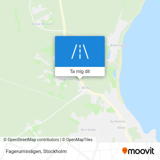 Fagerumsvägen karta