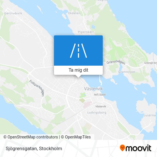 Sjögrensgatan karta