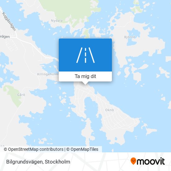 Bilgrundsvägen karta