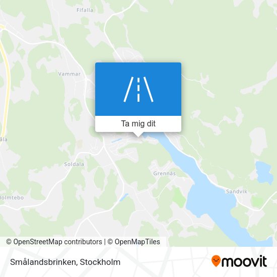 Smålandsbrinken karta