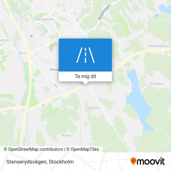 Stenserydsvägen karta