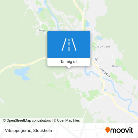Vitsippegränd karta
