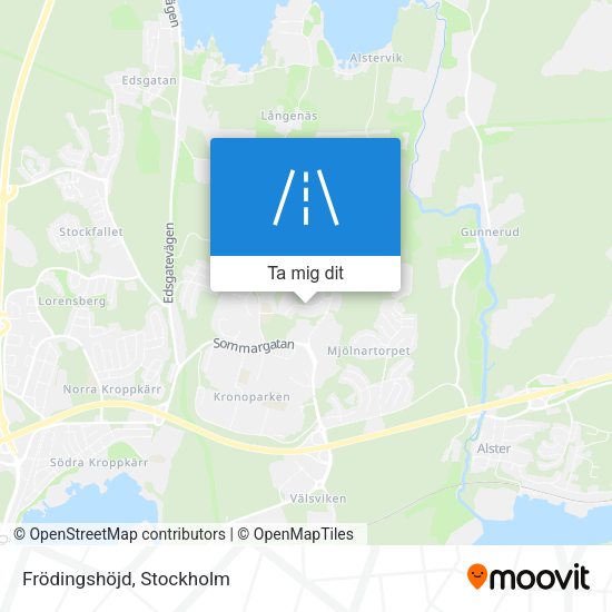 Frödingshöjd karta