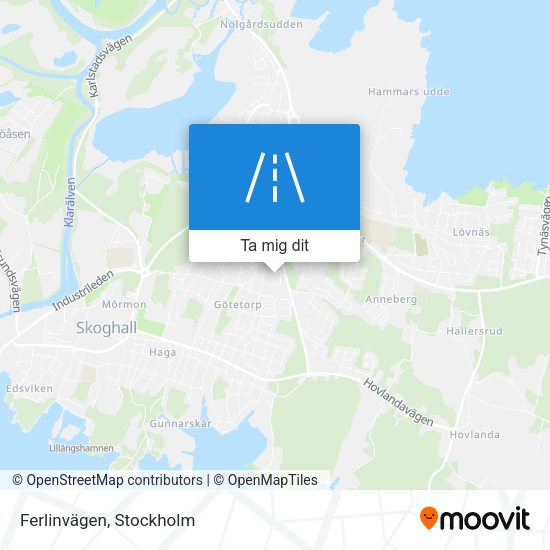 Ferlinvägen karta