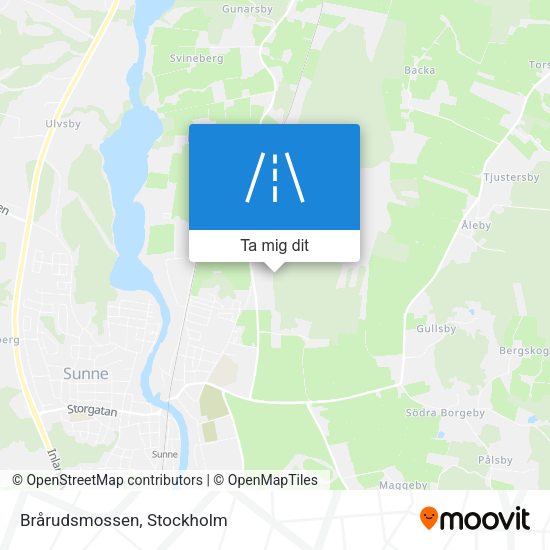 Brårudsmossen karta