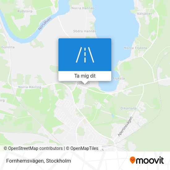 Fornhemsvägen karta