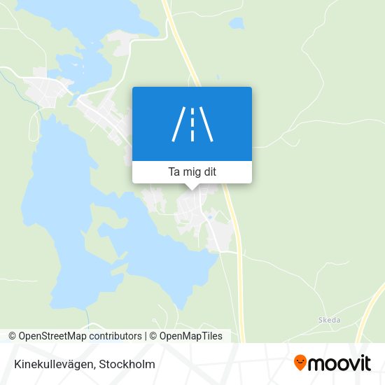 Kinekullevägen karta