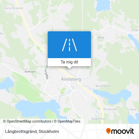 Långbrottsgränd karta
