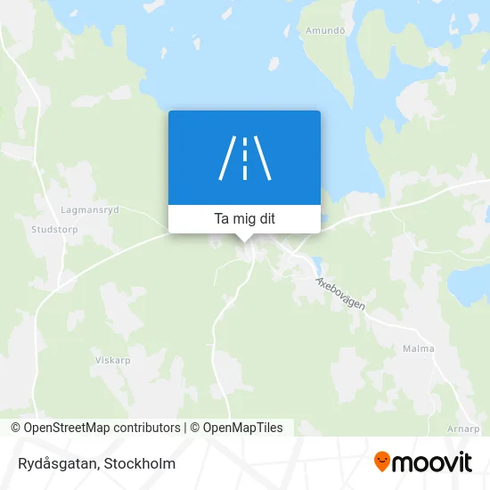 Rydåsgatan karta