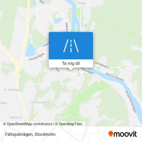 Fältspatvägen karta