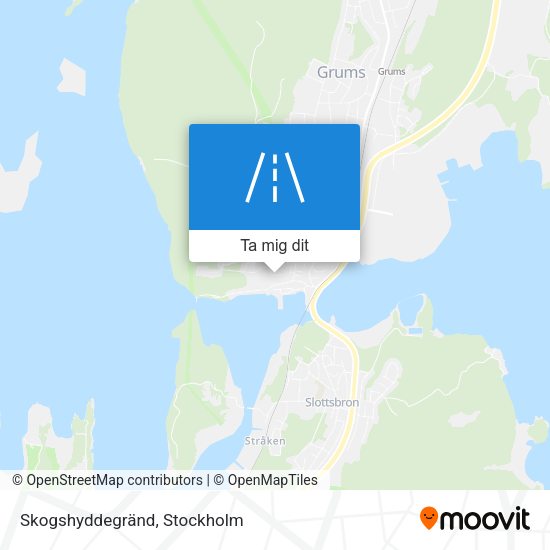 Skogshyddegränd karta