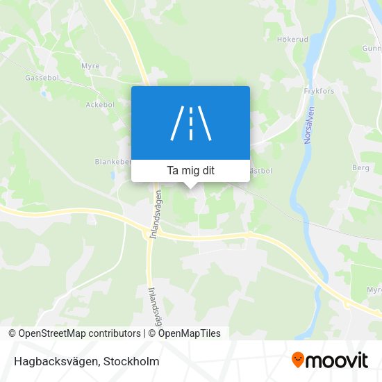 Hagbacksvägen karta