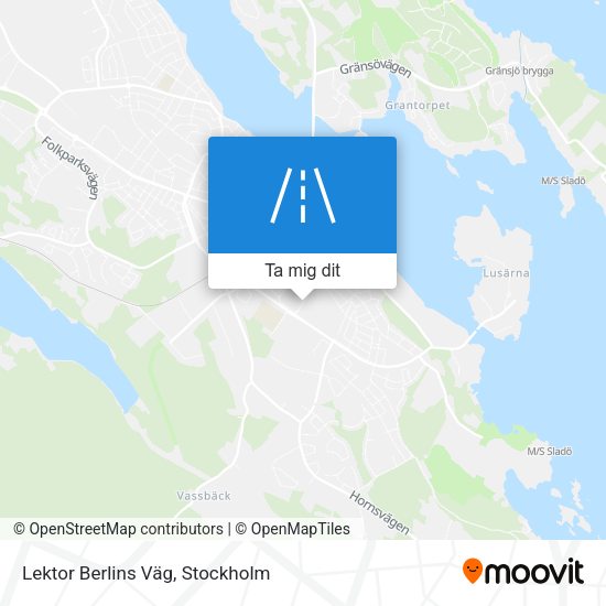 Lektor Berlins Väg karta