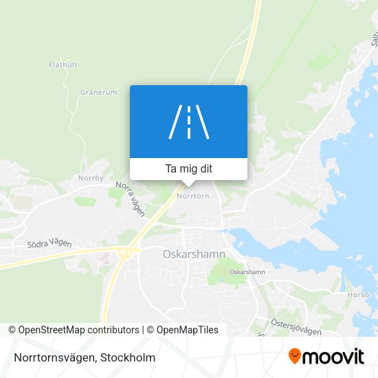 Norrtornsvägen karta