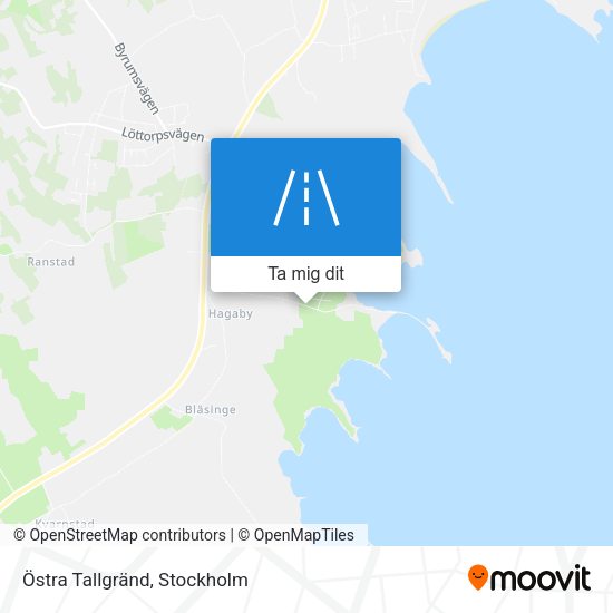 Östra Tallgränd karta