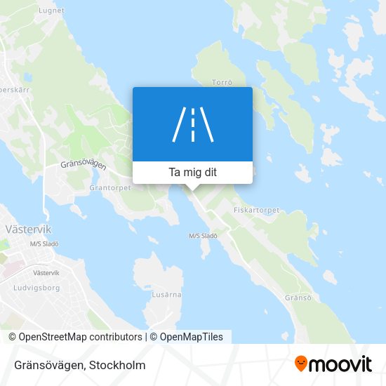 Gränsövägen karta