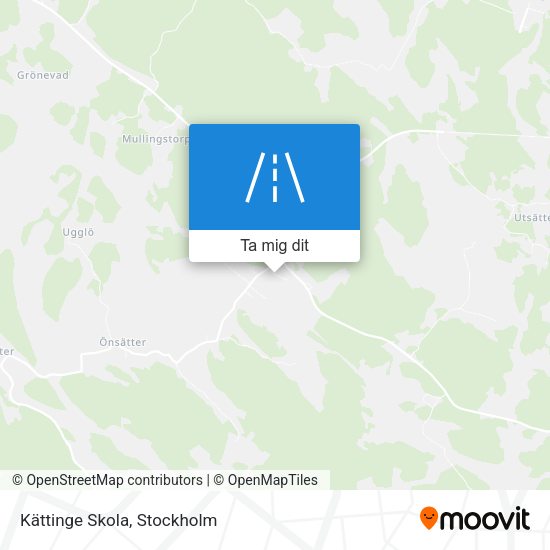 Kättinge Skola karta
