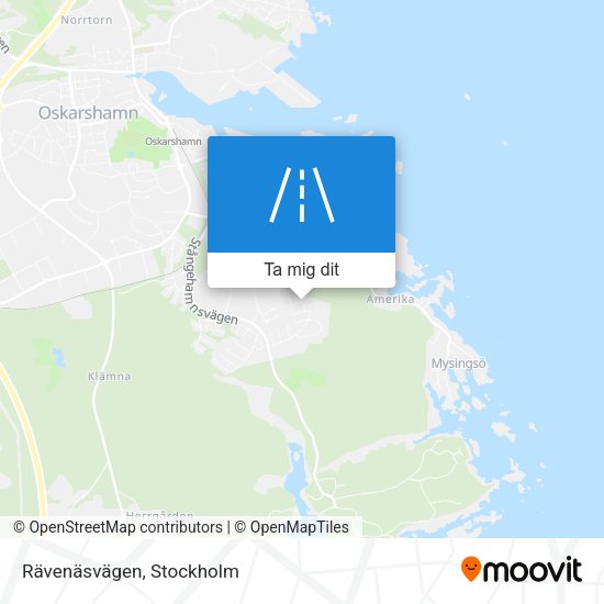 Rävenäsvägen karta