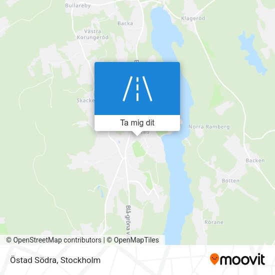 Östad Södra karta