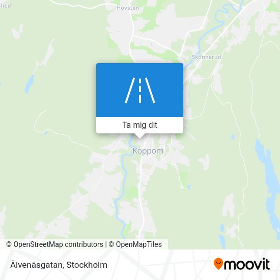 Älvenäsgatan karta