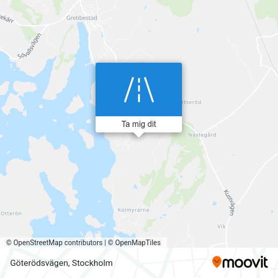 Göterödsvägen karta
