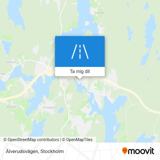 Älverudsvägen karta