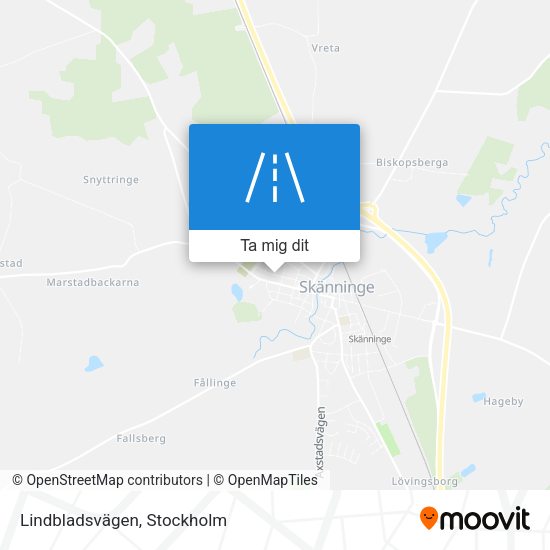 Lindbladsvägen karta