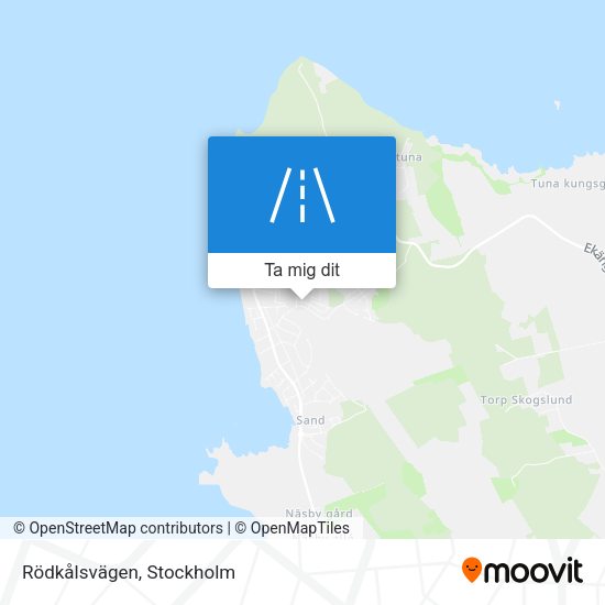 Rödkålsvägen karta