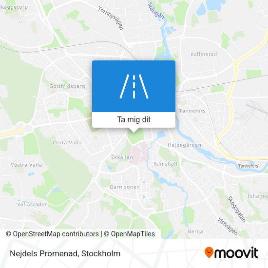 Nejdels Promenad karta