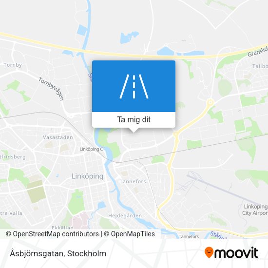 Åsbjörnsgatan karta