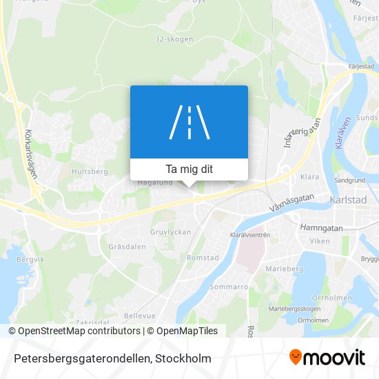 Petersbergsgaterondellen karta