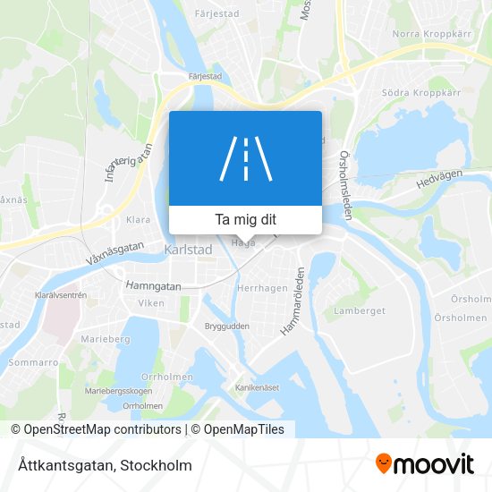 Åttkantsgatan karta