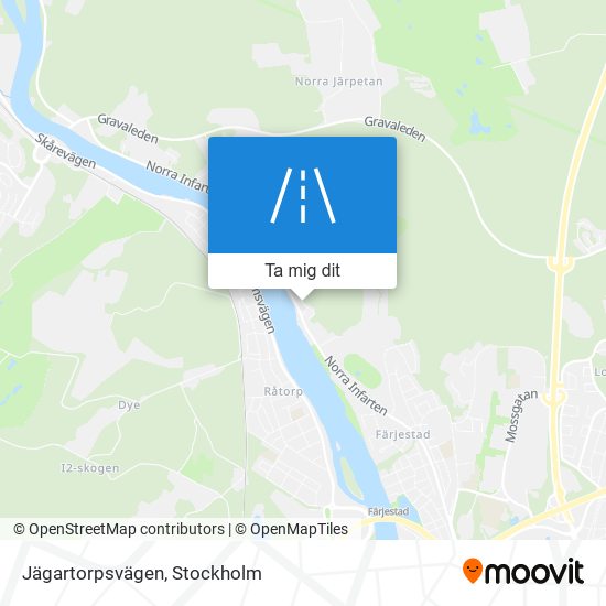 Jägartorpsvägen karta